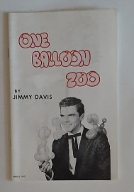 ONE BALLOON ZOO by JIMMY DAVIS