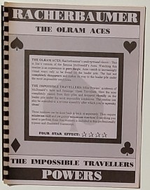 RACHERBAUMER THE OLRAM ACES - The Impossible Travellers