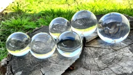 Clear Acrylic Contact Juggling Ball