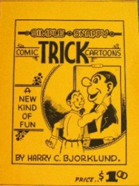 Simple, snappy comic trick cartoons