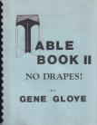 Table Book 2 No Drapes! by Gene Gloye